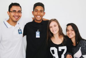 André, Murilo, Brenda e Gabi